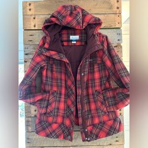 Columbia plaid jacket